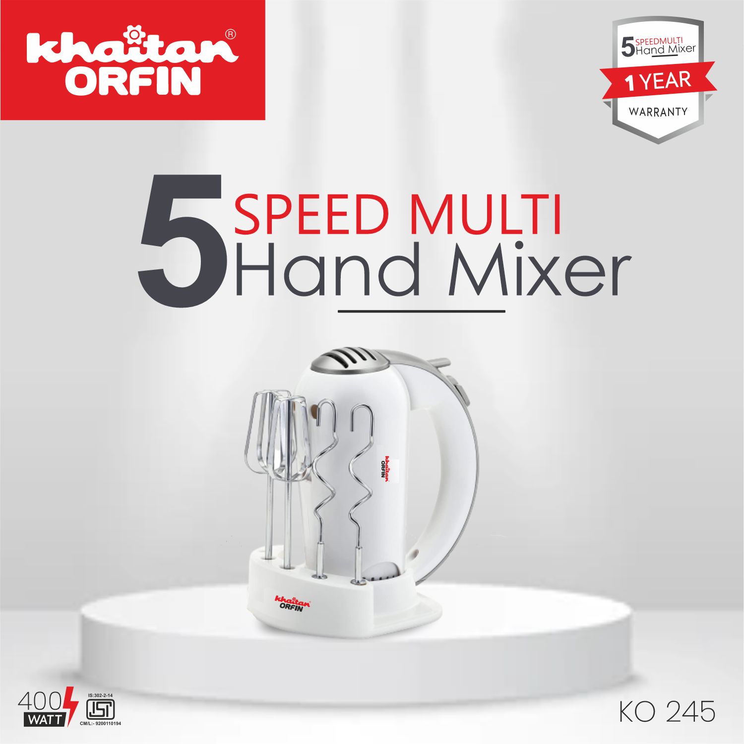 5 SPEED MULTI HAND MIXER