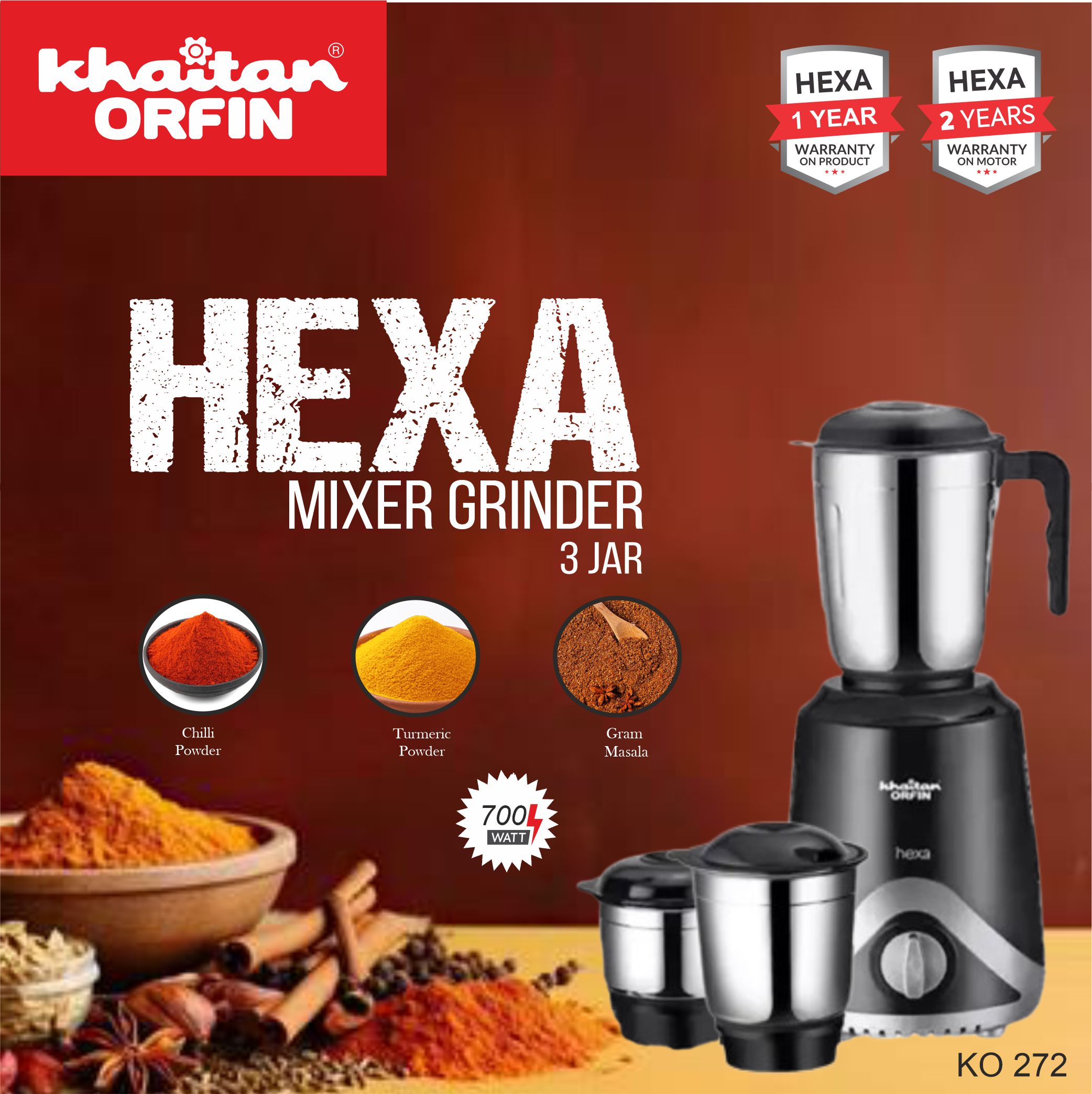 Hexa Mixer Grinder