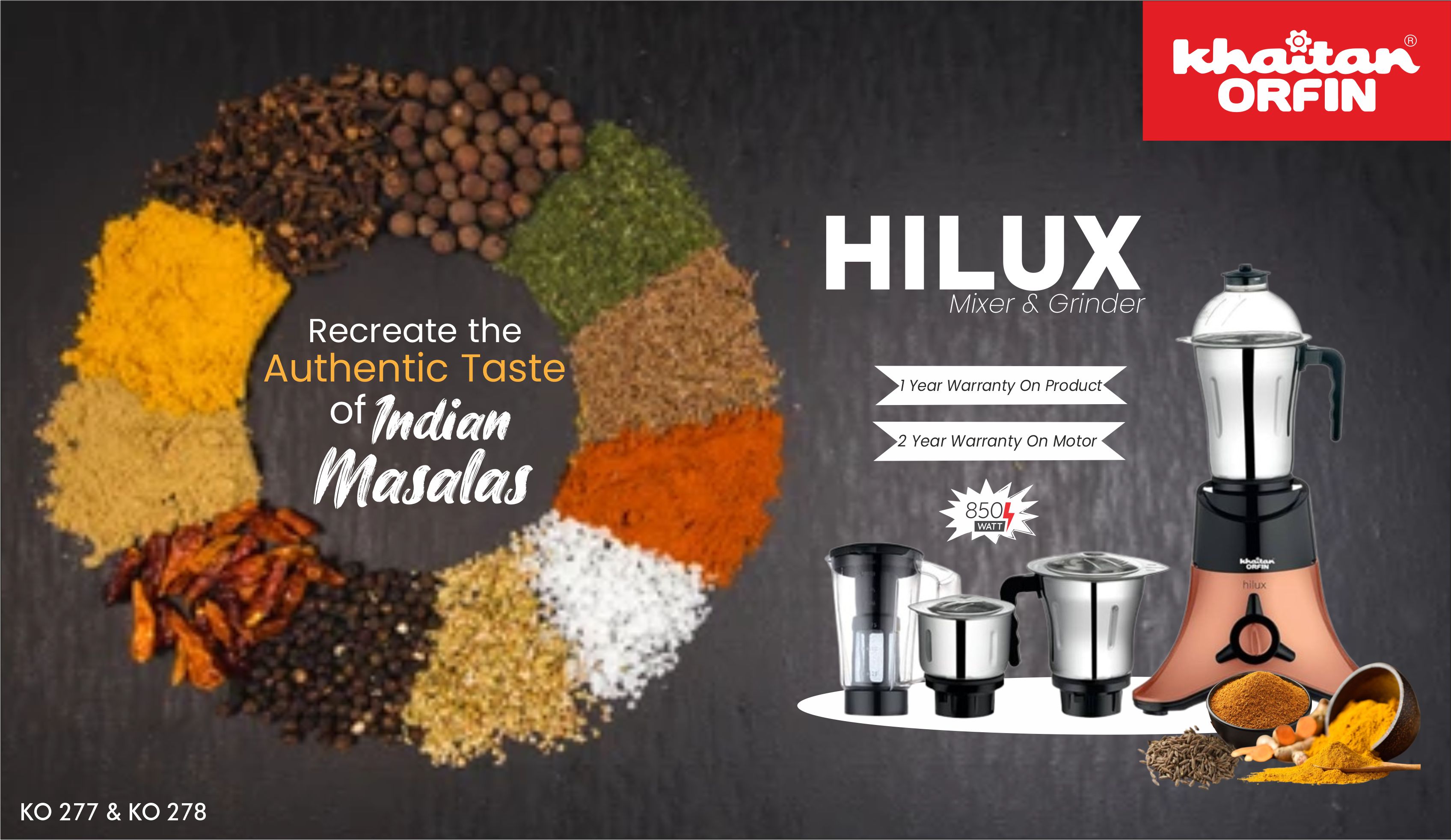 HILUX MIXER GRINDER