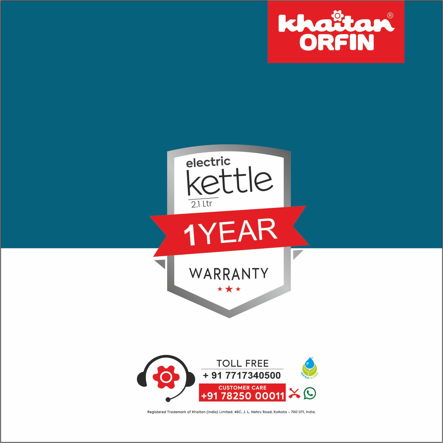 ELECTRIC KETTLE 2.1LTR