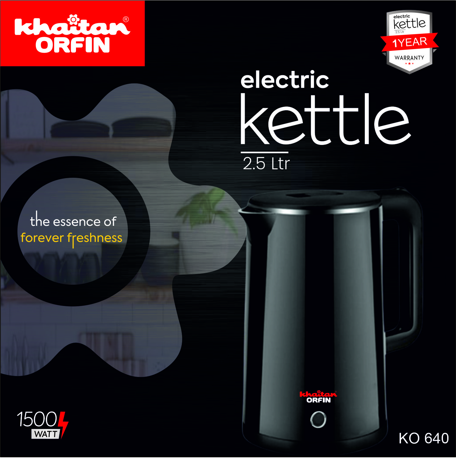 ELECTRIC KETTLE 2.5LTR