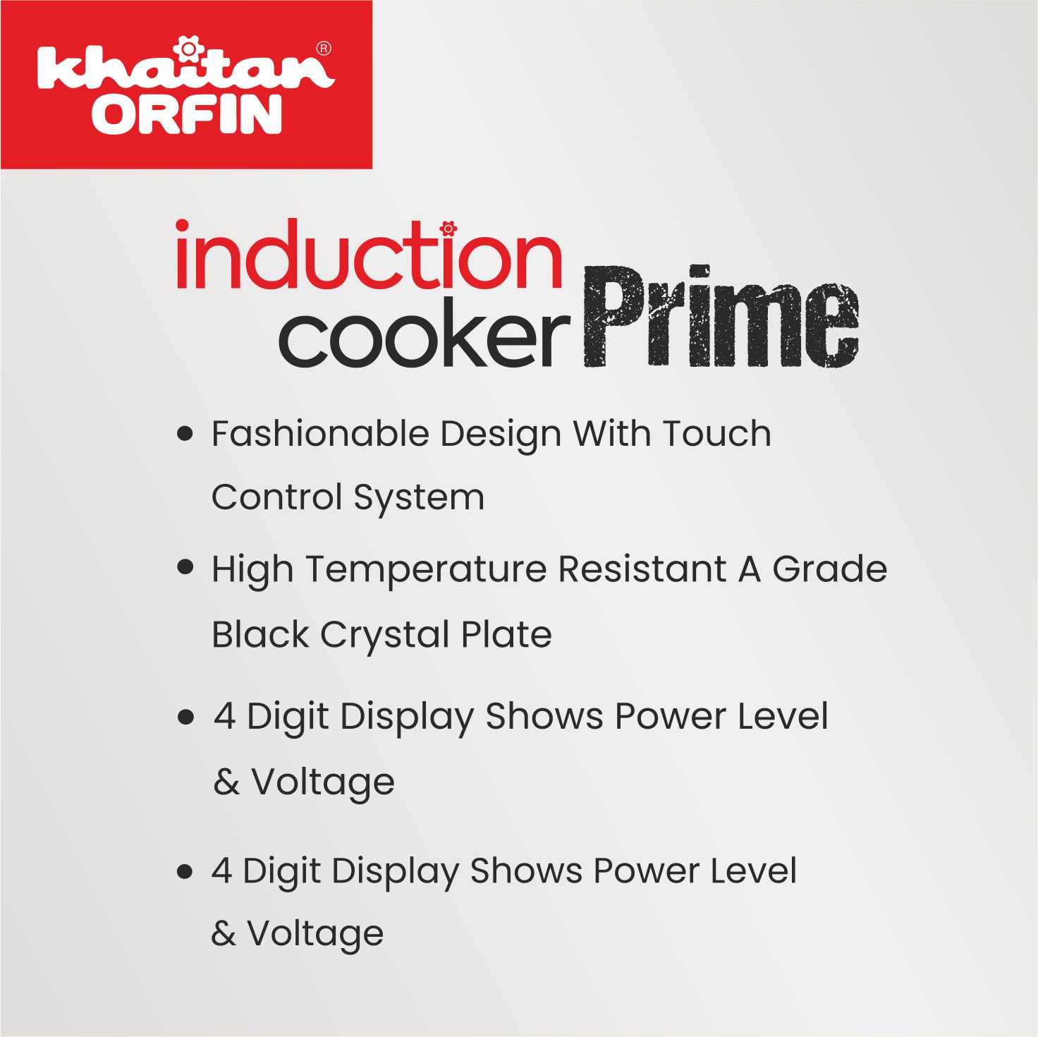 INDUCTION COOKER PRIME