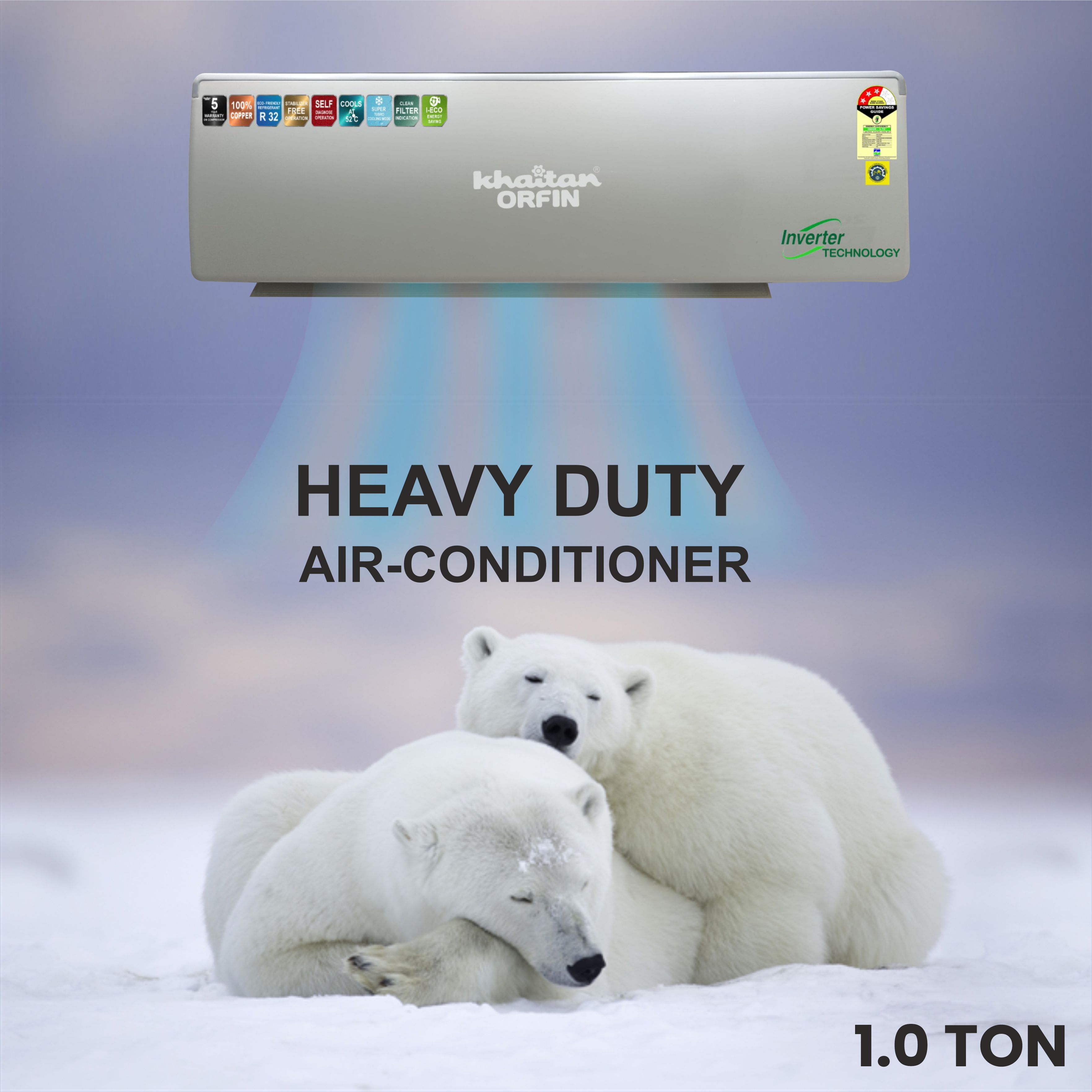 AIR CONDITIONER HEAVY DUTY 1.0 TON