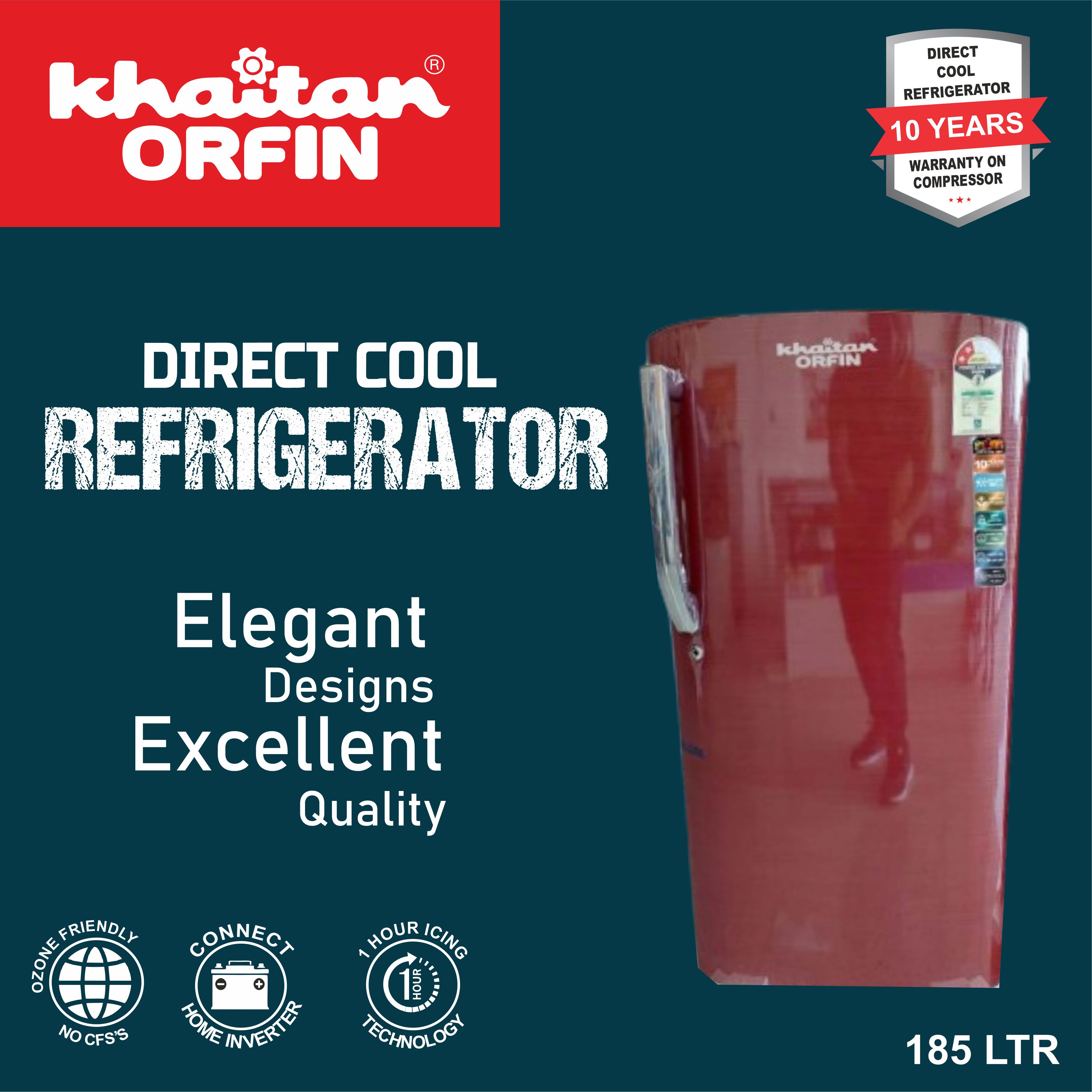 DIRECT COOL REFRIGERATOR 185LTR