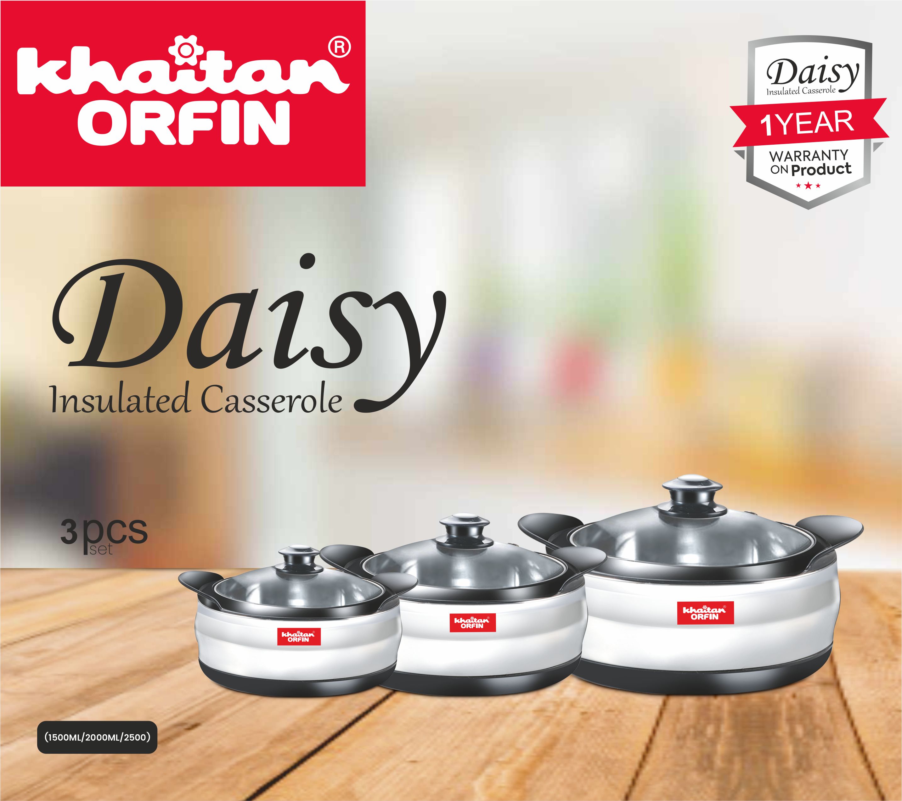 DAISY INSULATED CASSEROLE