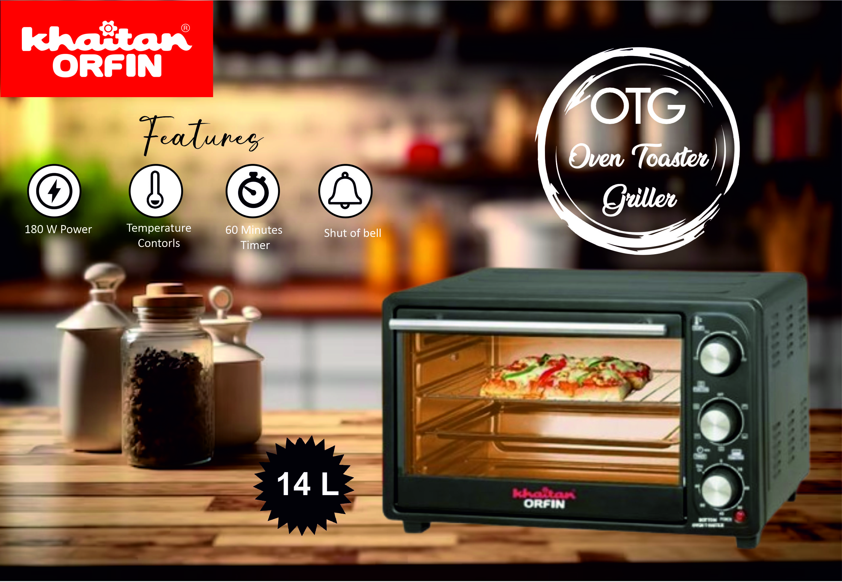 OTG OVEN TOASTER GRILLER 20L